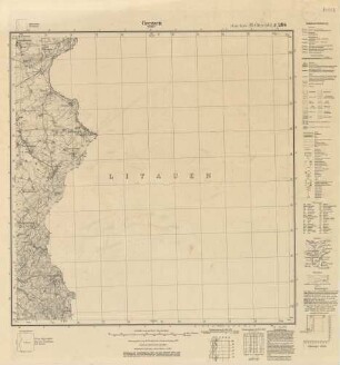 14102 (alte Nr.: 294) Grenzen (Ostpr.), Meßtischblatt (4cm - Karte)