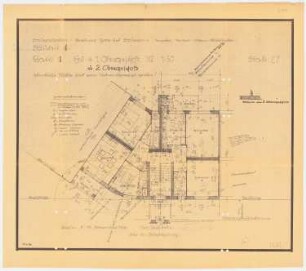 Siedlung Attilahöhe, Berlin-Tempelhof: Tankredstraße 17: Grundriss 1. und 2.OG
