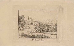 Die Burg Lobenstein? (heute Bad Lobenstein) über der Lemnitz oder Schloss Hirschberg? im Saale-Orla-Kreis in Thüringen
