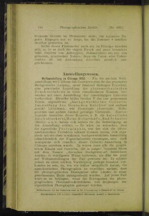 Ausstellungswesen