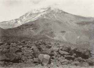 Nordnordwest-Loma des Chimborazo, von 5700 m aus gesehen