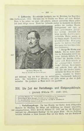 XIII. Die Zeit der Verfassungs- und Einigungskämpfe