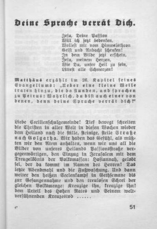 Deine Sprache verrät Dich