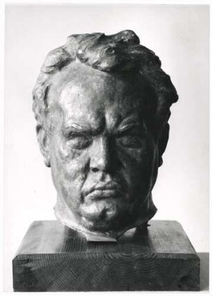 Holzbüste Max Regers (1873-1916)