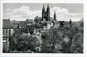 Meißen. Burgberg mit Albrechtsburg u. Dom