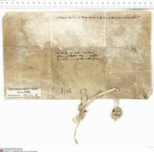 Ritter Frowin von Hutten, seine Söhne, die Edelknechte Ludwig von Hutten und Friedrich (Fritz) von Hutten bekunden, dass sie eine im Folgenden ins...