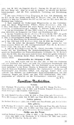 Familien-Nachrichten.