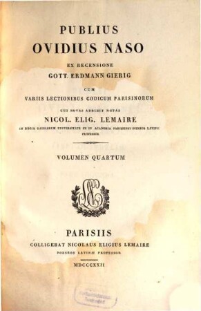 Publius Ovidius Naso, 4