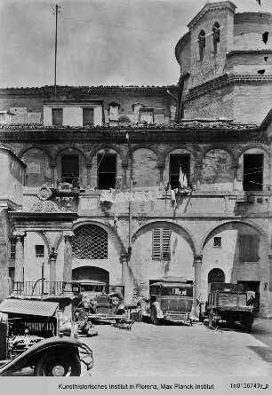 Santa Maria degli Angeli, Santa Maria degli Angeli in Valli, Santa Maria degli Angeli: Außenbau, Siena