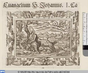 Johannes schreibt das Evangelium