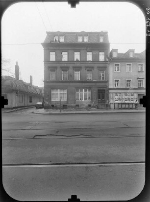 Dresden-Neustadt, Bautzner Straße 62. Wohnhaus (1870/1880). Straßenfront