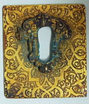 Ornamentblech mit Schlüsselschild