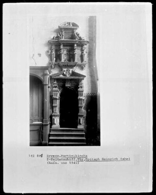 Epitaph für Heinrich Zabel