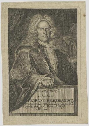 Bildnis des Henricvs Hildebrandvs