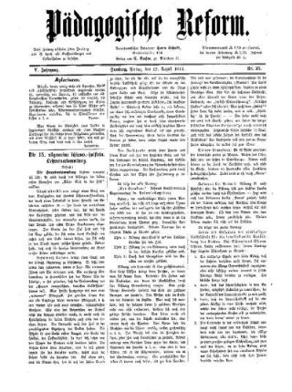 Die 15. allgemeine schlesw. - holstein. Lehrerversammlung : (Schluß)