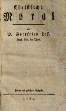 Christliche Moral