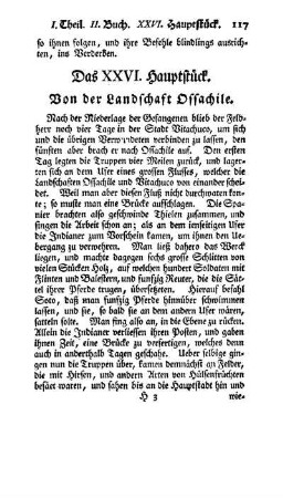 Das XXVI. Hauptstück - Von der Landschaft Ossachile