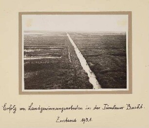 Westküste Landgewinnung - Tümlauer Bucht 1931