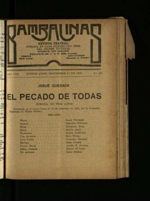 El pecado de todas : comedia en tres actos