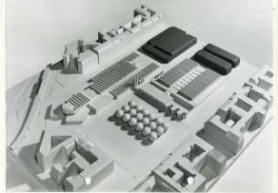 Berufsschule für Modellbau und Giessereitechnik, Berlin-Kreuzberg (Diplomarbeit bei Peter Poelzig): Modellfoto