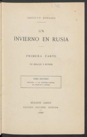 T. 2: Moscou - la Troitza-Lawra de Moscou á Kursk