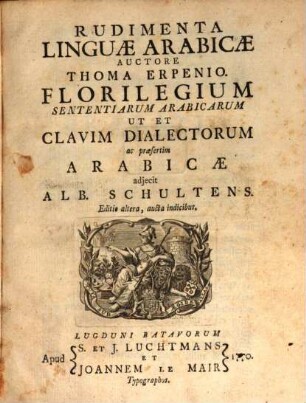 Rudimenta linguae arabicae