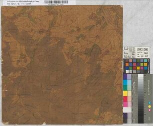 [Nachzeichnung der Kartenaufnahme der Rheinlande durch Tranchot und von Müffling 1803-1820; hier: Reg.-Bez. Aachen]. [Bl. 88 Langerwehe (Weisweiler)]