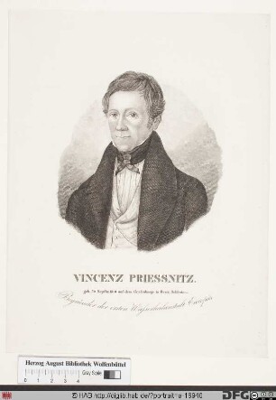 Bildnis Vincenz Priessnitz