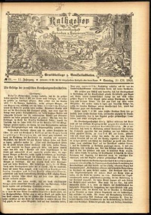 Ausgabe vom Sonntag, den 20. Oktober 1901.