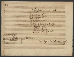 Sinfonien; orch; A-Dur; K 103; G A1