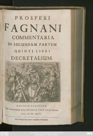 [7]: Commentaria in Secundam Partem Quinti Libri Decretalium