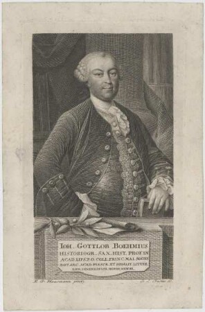 Bildnis des Ioh. Gottlob Boehmius