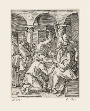 Dornenkrönung Christi, Blatt 19 der Folge "Passion Christi"
