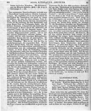 Cooper, J. F.: Streifereien durch die Schweiz. Berlin: Duncker; Humblot 1836