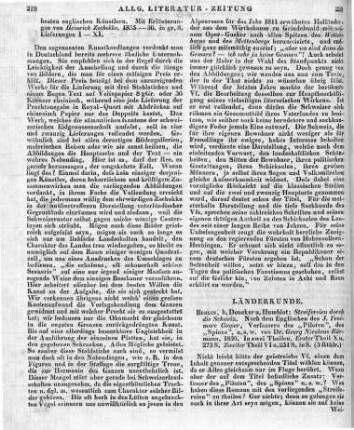Cooper, J. F.: Streifereien durch die Schweiz. Berlin: Duncker; Humblot 1836