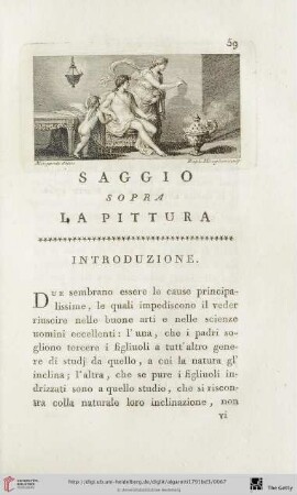 Saggio sopra la pittura