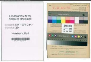 Entnazifizierung Karl Heimbach , geb. 17.07.1906 (Dentist)