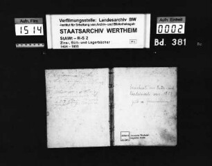 Zinsbuch von Ober- und Unterleinach, renoviert 1653: Greußenheimer Gült