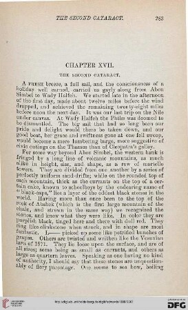 XVII: The Second Cataract