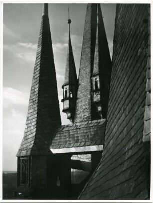 Türme der Teyn-Kirche, Prag, Böhmen und Mähren