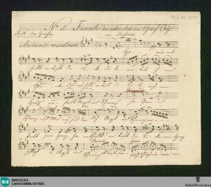 Le Comte Ory. Excerpts - Don Mus.Ms. 2573 : V (7)
