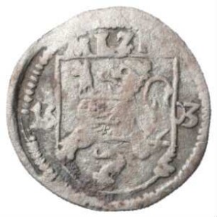 Fundmünze, 4 Heller, 1603