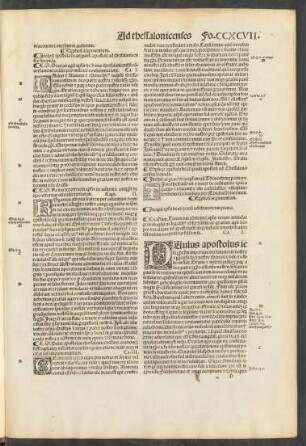 Incipit epistola beati pauli apostoli ad thessalonicenses secunda.