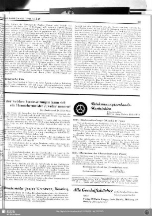 Unter welchen Voraussetzungen kann sich ein Uhrmachermeister Juwelier nennen?