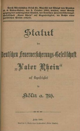 Statuten