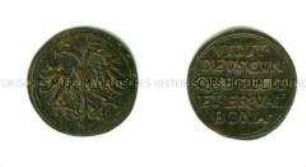 Deutscher Rechenpfennig mit Doppeladler (lateinisch)