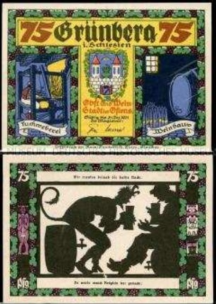 Grünberg, Notgeldserie, 75 Pfennig