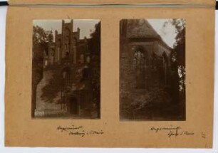 Marienkirche, Angermünde: Ansichten (aus: Skizzen- und Fotoalbum 29)