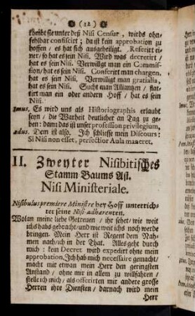 12-18, II. Zweyter Nisibitisches Stamm-Baums Ast.