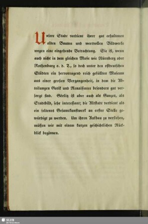 Unsere Stadt verdient ...